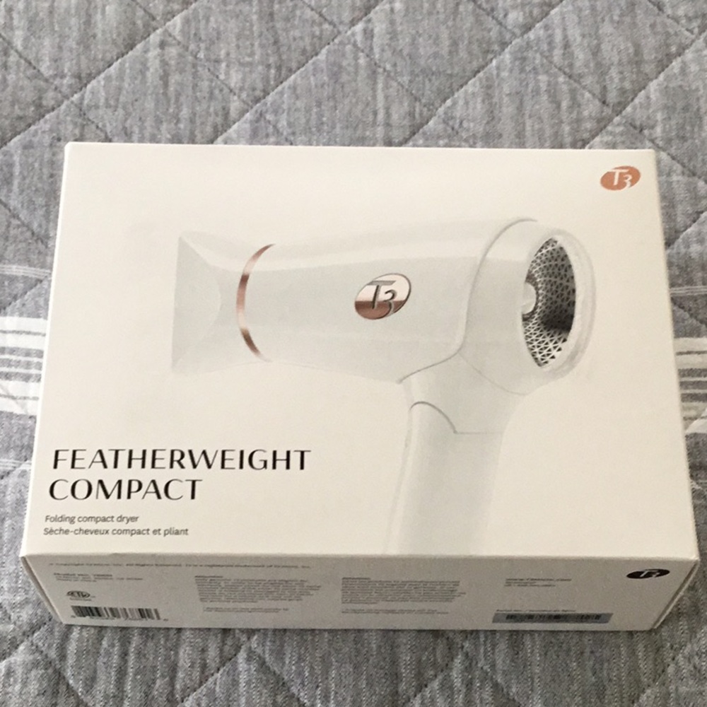 T3 Featherweight Compact Travel Hairdryer